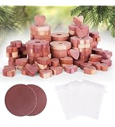 Woodever 90 Pack Cedar Blocks for Clothes Storage, 100% Natural Aromatic Cedar Rings for Wardrobe...