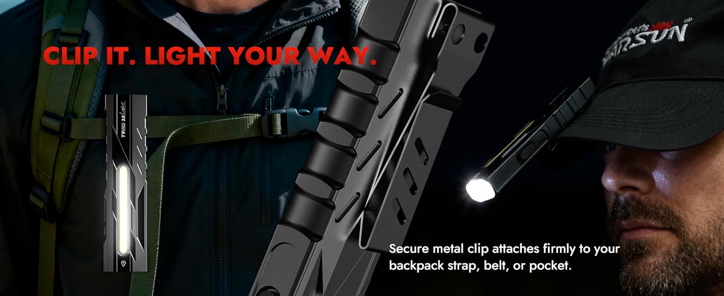 clip on flashlight