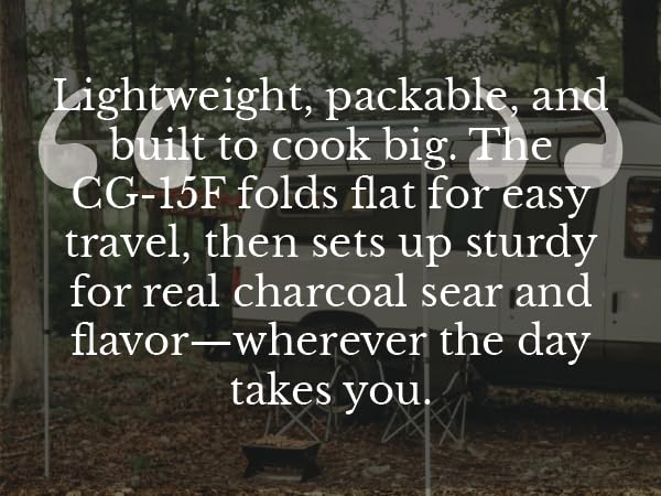 Snowpeak Camp Chef Coleman Charcoal GasOne