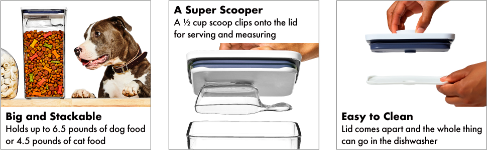 OXO Good Grips Pet POP Container – 6.0 Qt/5.7 L