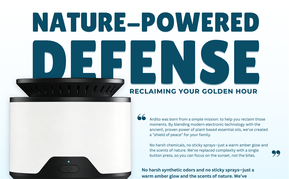 Rechargeable Mosquito Repeller for Outdoor Use