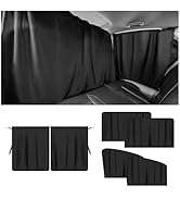 5PCS Car Window Shades Kit,Car Privacy Window Cover for Light Blocking and Privacy,Universal Car ...