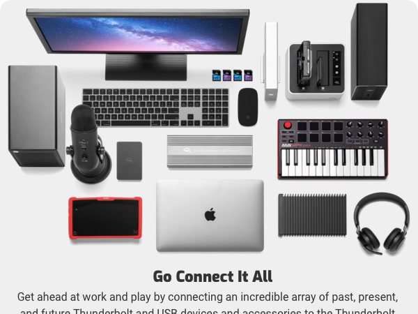 OWC Thunderbolt Go Dock-A Revolutionary Idea