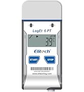 Elitech Dry Ice Temperature Data Logger, USB PDF Single-Use Cold Chain Monitor -121~122?, 16000 P...