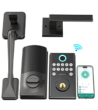 WiFi Smart Door Lock Set: HEANTLE Keyless Entry Deadbolt