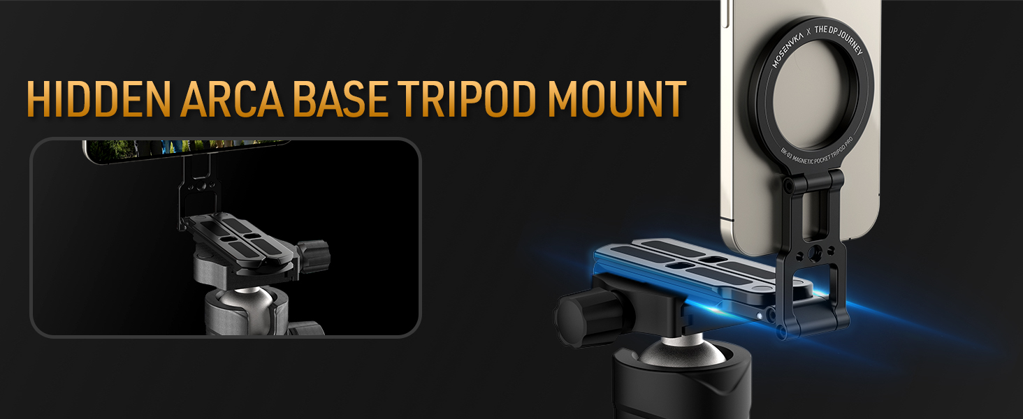 Dual Magnetic Phone Tripod