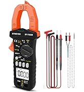 BTMETER BT-7200B TRMS 6000 Counts Clamp Multimeter, Digital Clamp-on Ammeter for AC/DC Current Vo...