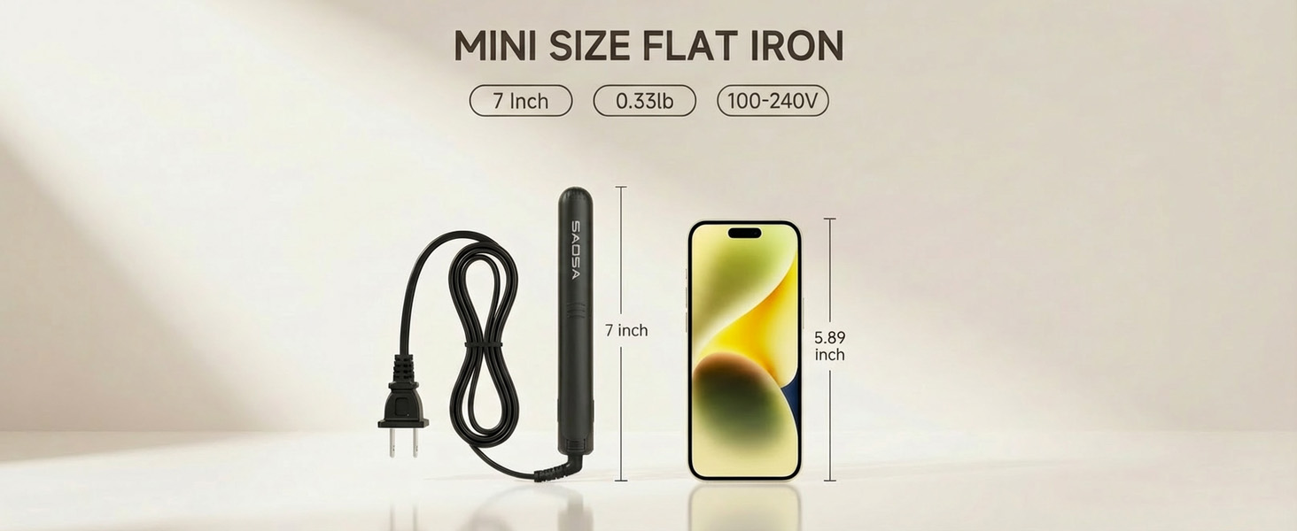 mini flat iron