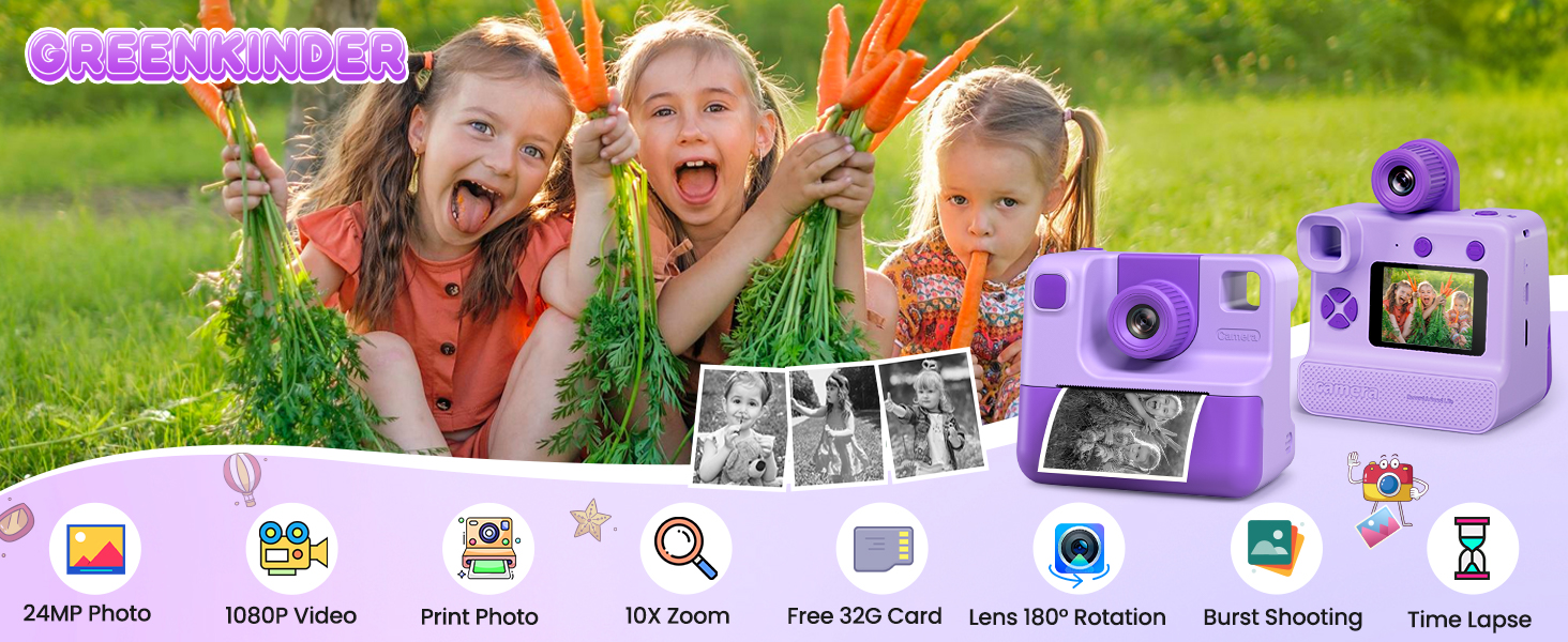 kids print camera