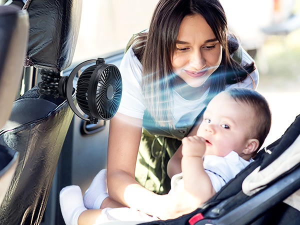 stroller fan battery operated