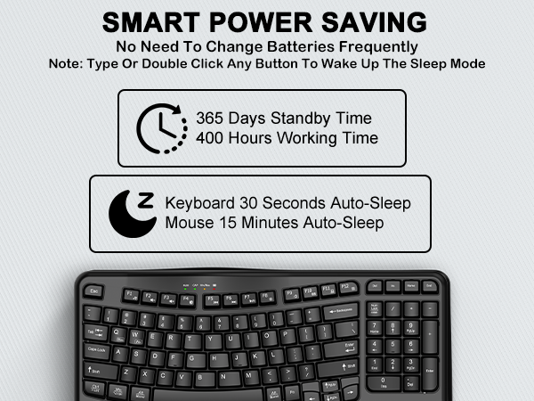 ergonomic wireless keyboard