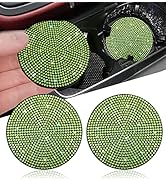 2pcs Bling Car Cup Holder Coaster, 2.75 inch Anti-Slip Shockproof Universal Fashion Vehicle Car C...