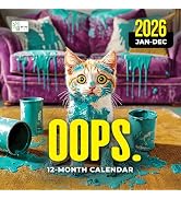 2026 Wall Calendar, Funny Dog &amp; Cat Calendar 12 Month Planner - Big Large Wall Calendar for Offic...