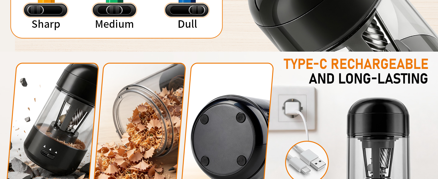rechargeable pencil sharpener
