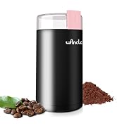 Coffee Grinder, Wancle Electric Coffee Grinder, Quiet Spice Grinder, One Touch Coffee Mill for Be...
