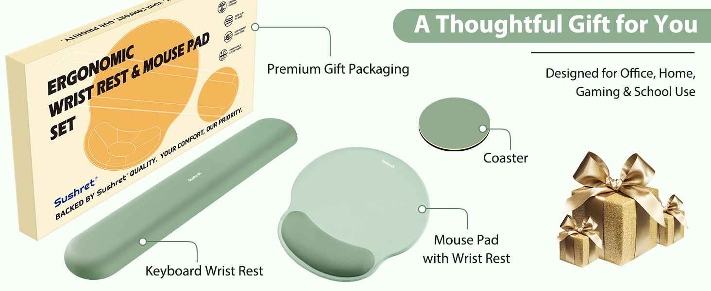 keyboard and mouse wrist rest