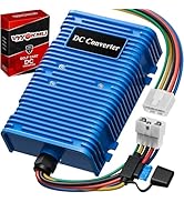Upgraded 360W Golf Cart DC Converter Voltage Reducer (Power-Off Design) 36V or 48V to 12V Compati...