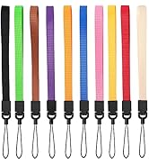 YOUOWO Wrist Lanyards, Hand Wrist Strap Lanyards 10 Pcs Lanyard Colorful Straps for Keys Phone Ca...