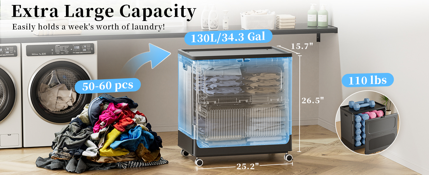 extra large laundry hamper