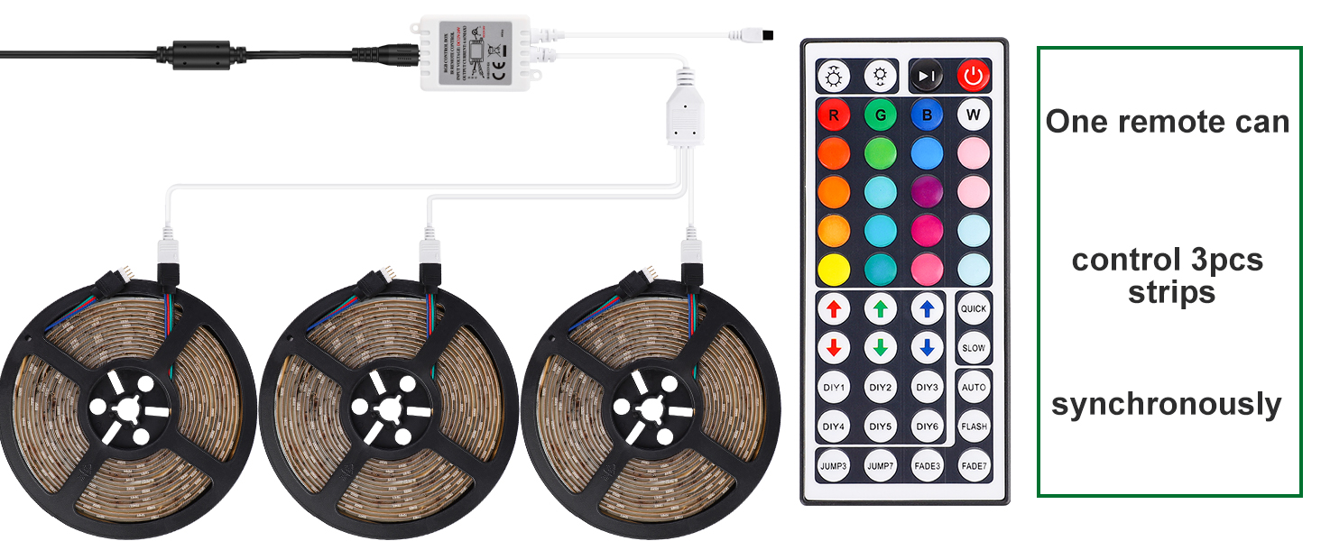 SUPERNIGHT RGB LED Light Strip Remote Controller
