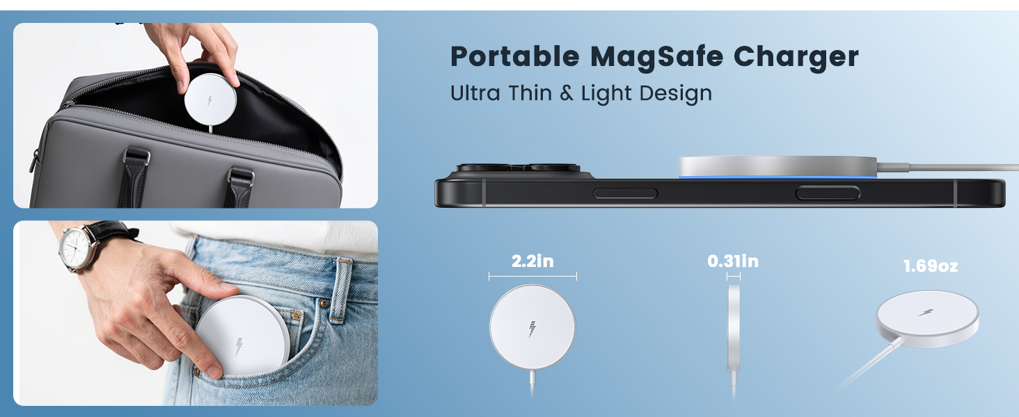 Portable MagSafe charger
