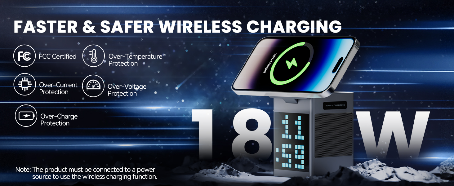 faster wireless charging station