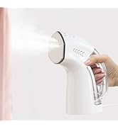 Steamer&Iron 2 in 1 for Clothes, Synthetic Ceramic Panel, Intelligent Chip Controls Soft Steam (T...