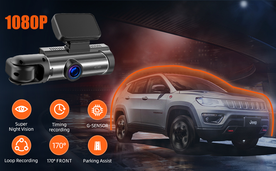 dash cam front and inside