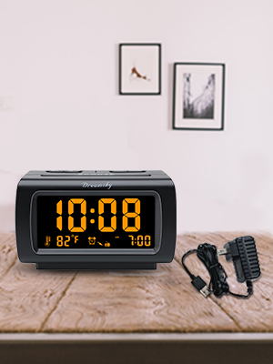 Clock with adapter