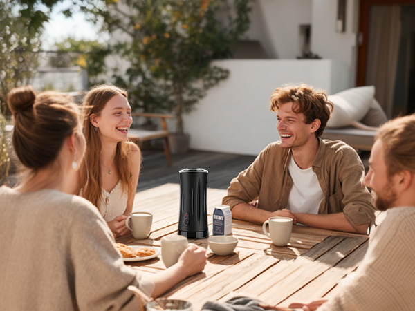 coffee machine with milk frother
