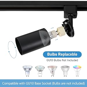 gu10 track lighting heads
