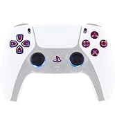 eXtremeRate 7 Colors 9 Modes Luminated Dpad Thumbsticks Share Home Face Buttons for PS5 Controlle...