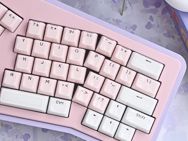 Pink Crystal Keycaps