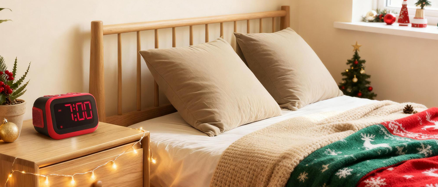 Christmas gifts super loud alarm clock for heavy sleeper