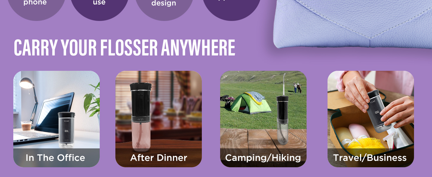 Mini Water Flosser Black 
