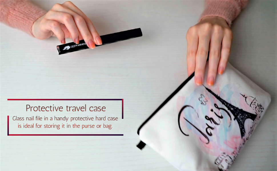crystal glass nail file