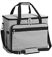 FINESUN Sewing Machine Bag, Foldable Deluxe Sewing Machine Carrying Case for Brother, Singer, Ber...