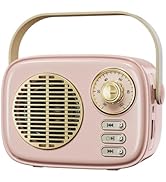 aipidmaga Retro Bluetooth Speaker,Vintage Decor,Mini Wireless Bluetooth Speaker,Gifts for Teenage...