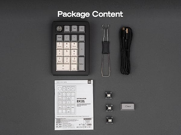 EK21 VIA Mechanical Number Pad