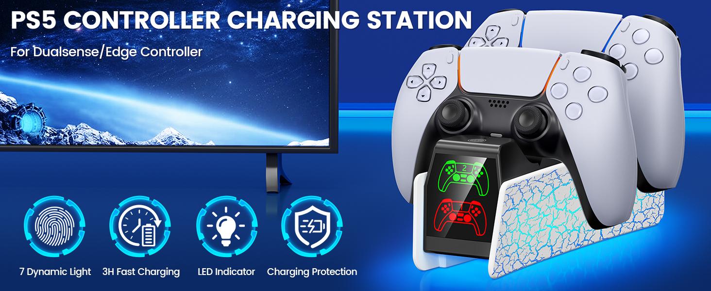 ps5 controller charging station