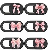 PRESSINART 6Pcs 6 Styles Pink Bow Camera Cover Slide Cute Privacy Guard Accessories, Phone Front ...