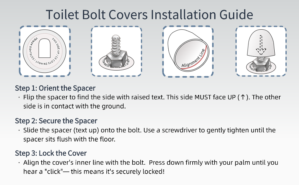 Toilet Bolt Covers