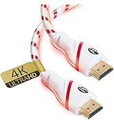 HDMI Cable 15 ft - 1 Pack - 4K Resolution UHD 2.0b Ready - Supports Ethernet Ultra HDR Video HD B...