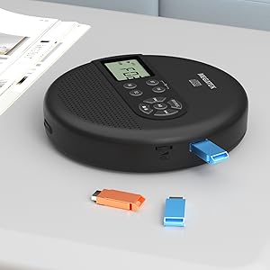 MEGATEK CP27BR Portable CD Player with USB Port