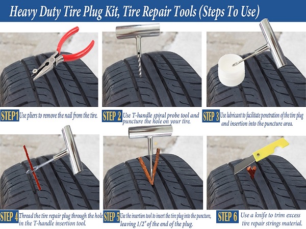 Heavy Duty Tire Plug Kit