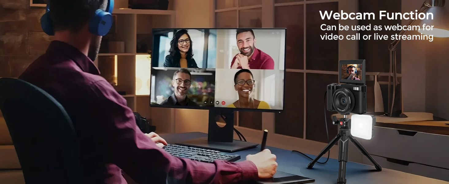 5k video camera vlog camera webcam 2
