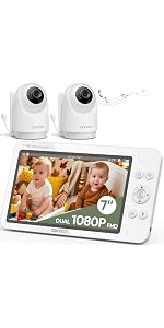 bonoch Baby Monitor Mount for BBM01/ BBM02/ BBM03/14 Crib Camera Holder Wall Mount Flexible Twist Ve...