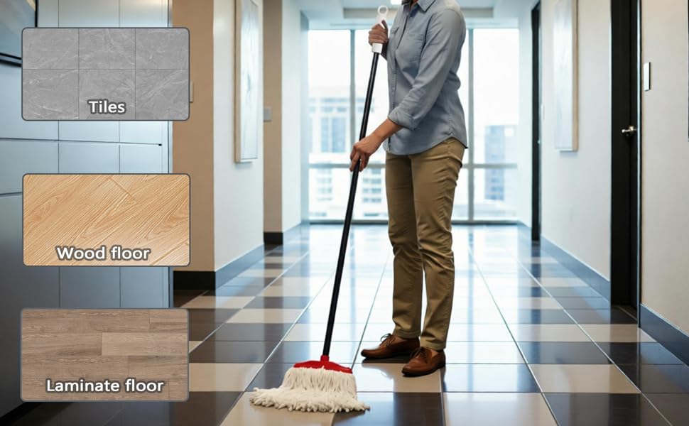 Indoor Cotton Mops for Floor Cleaning