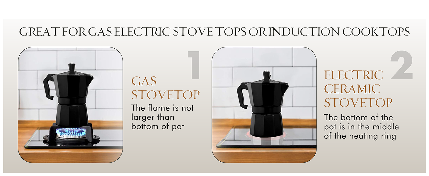 grecas de cafe Great For Cooktops