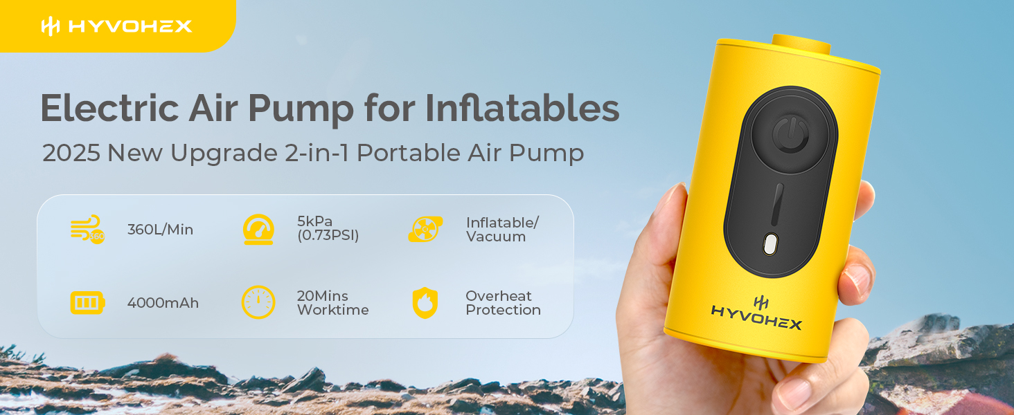 Portable Air Pump for Inflatables